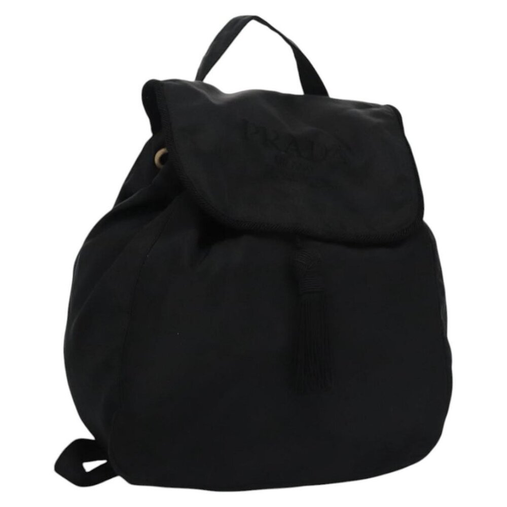 Prada Backpack Nylon Black Auth - image 1